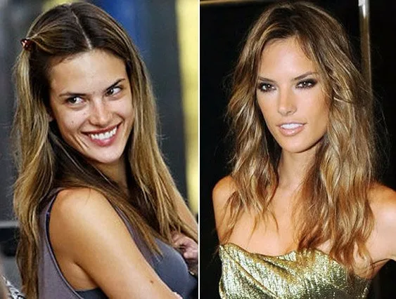 Alessandra-Ambrosio-without-makeup Retouched Faces and Figures Have Become the Norm - Alessandra Ambrosio without makeup1