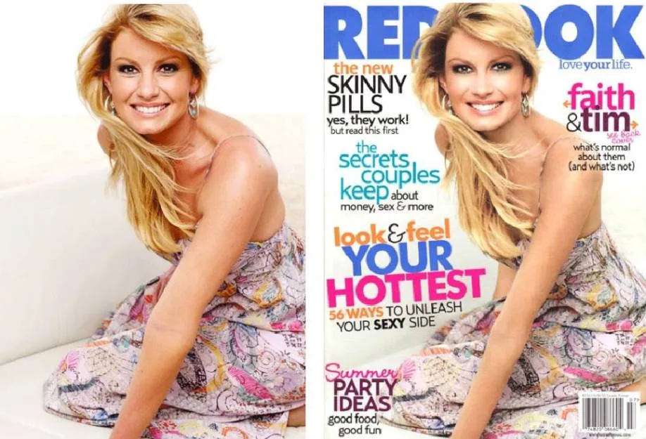 Image digital retouching Retouched Faces and Figures Have Become the Norm - FaithHill