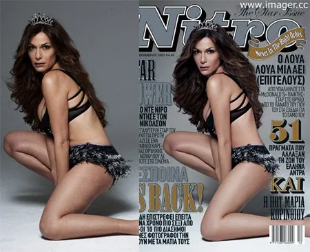 before-after Retouched Faces and Figures Have Become the Norm - before after