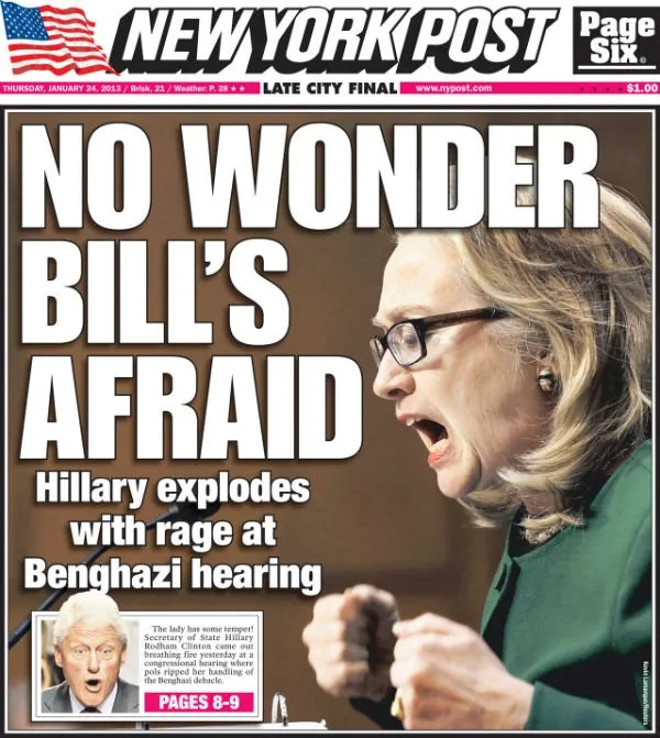When was the last time you saw a cover criticizing a male politician for their emotions instead of their views?