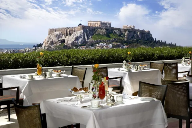 A Vacation Itinerary: Athens to Venice GB-Roof-Garden-Restaurant
