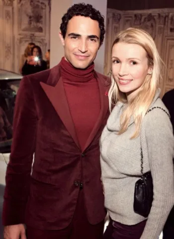 Zac Posen with Hilary Rowland