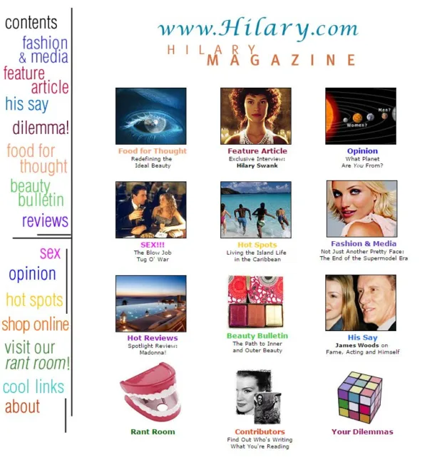 The First Online Magazine: Our History The first online magazine