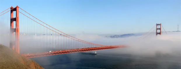 My Bike Tour of San Francisco - Golden Gate Bridge San Francisco and Sutro Tower Medium