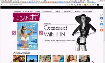 The First Online Magazine: Our History - home