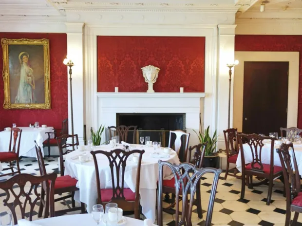 The restaurant at The Inn at Shelburne Farms