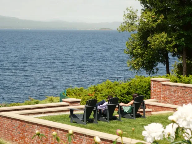Hang out and read a book, or just gaze at the sailboats