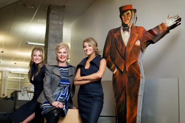 Lizzy, Yvonne and Emily