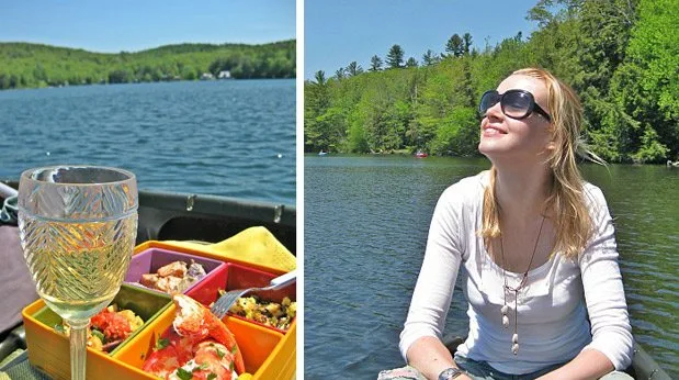 Twin Farms is the Height of Luxury in Vermont A gourmet picnic in a canoe, on the small lake down the hill from Twin Farms