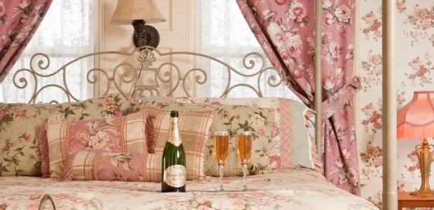 The 'Cupid's Corner' suite at Blue Dory