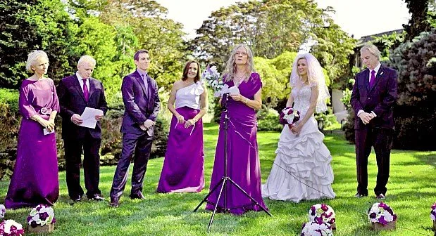 Hilary's Tips: 10 Ways I Made My Wedding Easier Our 'altar' had only us and our parents. My hubby's cousin officiated.