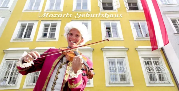 The house where Mozart was born