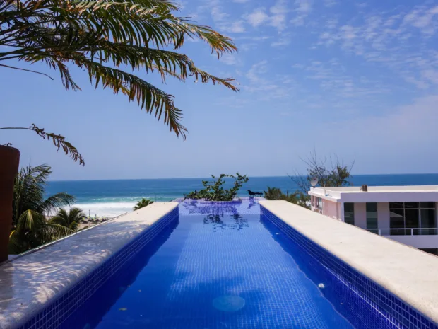 7 Reasons to Visit Puerto Escondido The Penthouse's private pool at Hotel Rockaway in Puerto Escondido