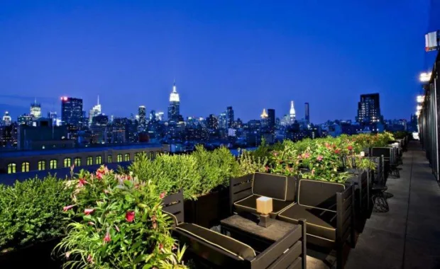 The 10 Best Rooftop Bars in NYC PhD nightclub at Dream Downtown Hotel
