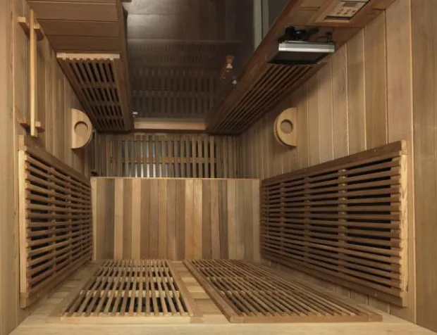 Your Complete Guide to Saunas The best saunas have heaters on the front and bottom, too