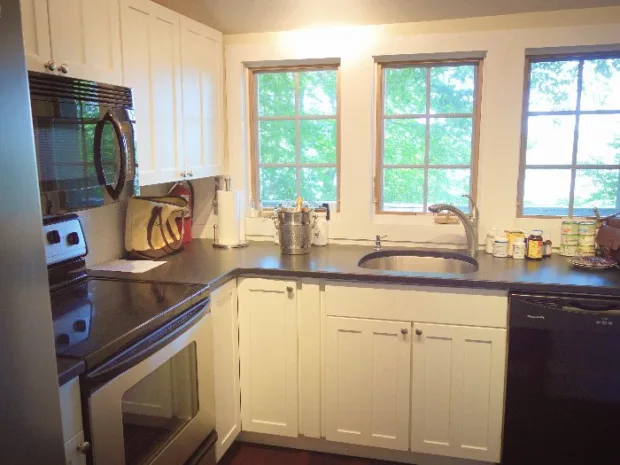 6 Reasons to Visit Buttermilk Falls The kitchen in the North Cottage is fully stocked