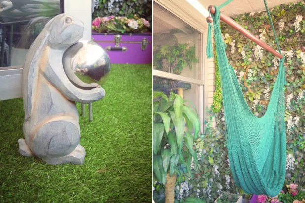 How to Turn Your Balcony Into a Private Sanctuary Bunny Doorstop and Hammock Chair