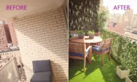How to Turn Your Balcony Into a Private Sanctuary - redo balcony DIY