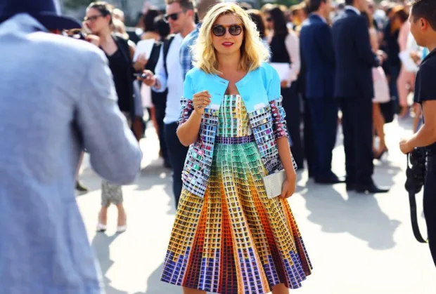 Mary Katrantzou street style