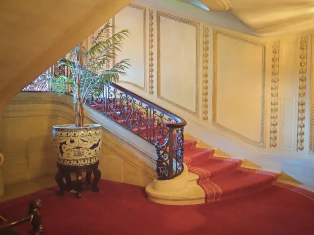 6 Reasons to Visit Buttermilk Falls The staircase to upstairs