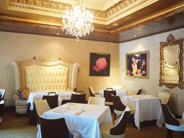 The kosher dining room at the Windsor Arms Hotel