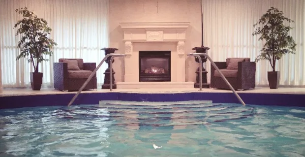 The bromine salt water pool