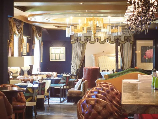 The Living Room restaurant at The Windsor Arms hotel 