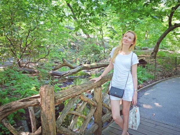 Me, taking an afternoon stroll in The Ramble, Central Park