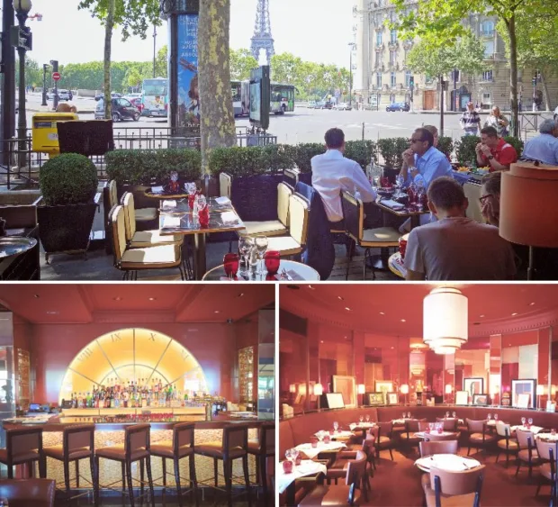 Doing the 8th in Paris Like a (Glam) Parisian Chez Frances, with views of the Eiffel Tower