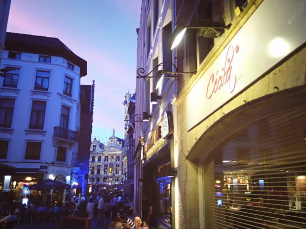 A Foodie's Tour of Belgium Cecilia, in the old (touristy) area of Brussels, near Hotel Amigo
