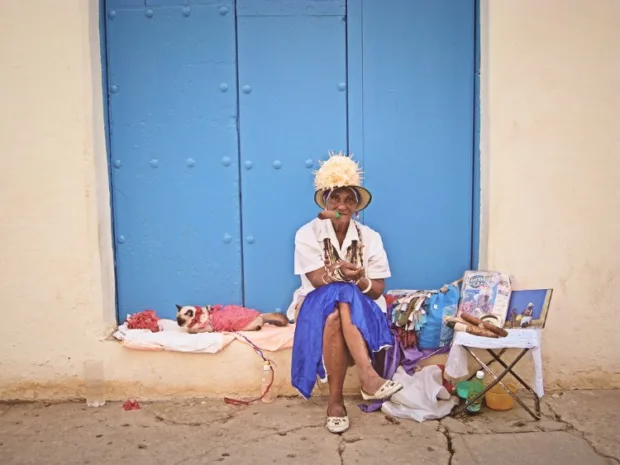A photo I took of a local entrepreneur