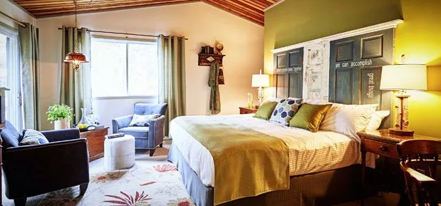 Into the Wild: Escape to the Algonquin A cozy and luxurious room at Arrowhon Pines