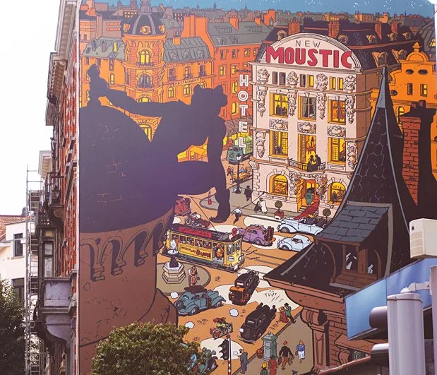 A Visual Tour of Belgium brussels-art-murals-sm