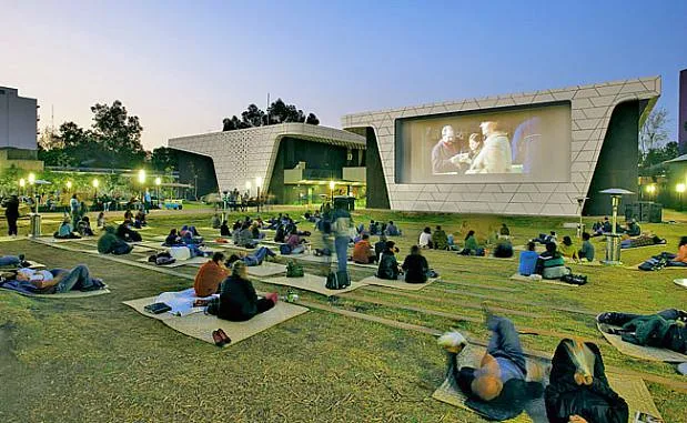 Watch a movie under the stars