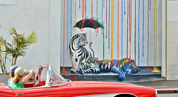 5 Reasons I Love Carlsbad The winery's striking "Catnap" mural