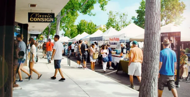 5 Reasons I Love Carlsbad Carlsbad village with lots of shops and restaurants