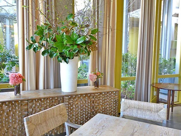 A Foodie Tour of Healdsburg, CA Continental breakfast is included, and the seating area is sunny and gorgeous