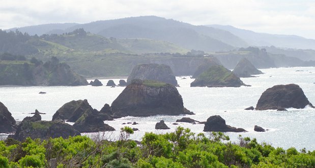 La côte de Mendocino est le paradis des hautes hippies