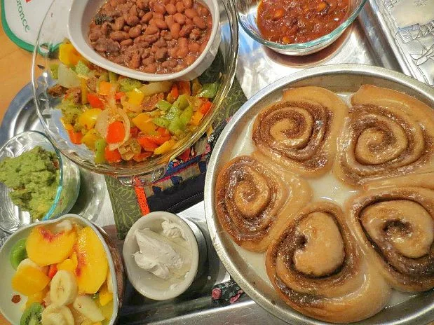 The makings of a yummy breakfast