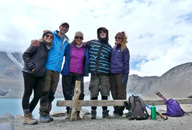 My Experience Trekking in Nepal ...as a Single Female WIth my new friends at Tito Lake