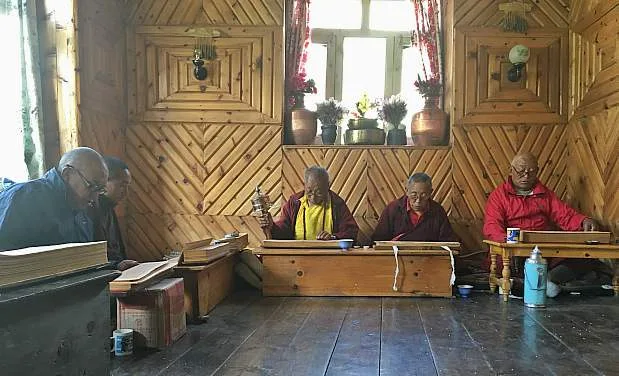 My Experience Trekking in Nepal ...as a Single Female Monks at the Nilgiri Guesthouse