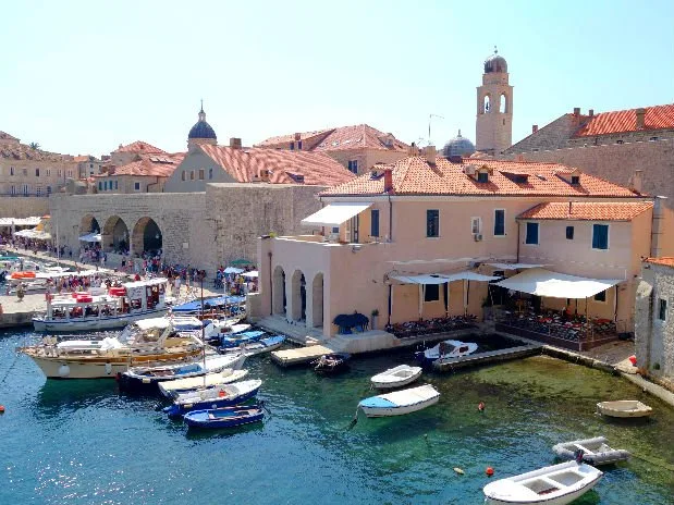 The view from a very cool bar and restaurant in Dubrovnik called 360