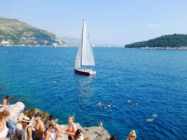 Swimming in Croatia