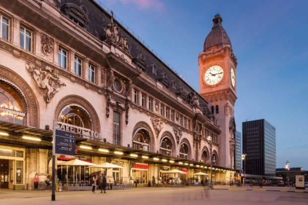 The train station in Paris