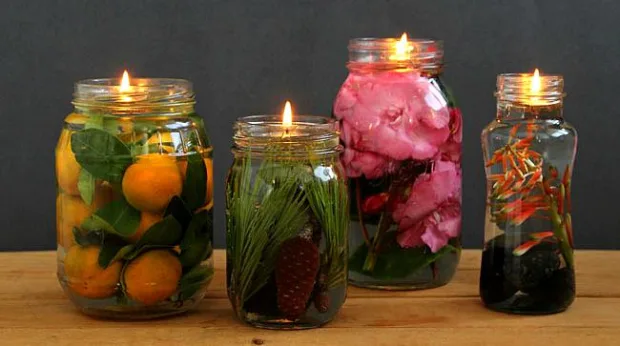 From Flavorless to Fabulous, the Shabby-Chic Way From Flavorless to Fabulous, the Shabby-Chic Way - mason jar light