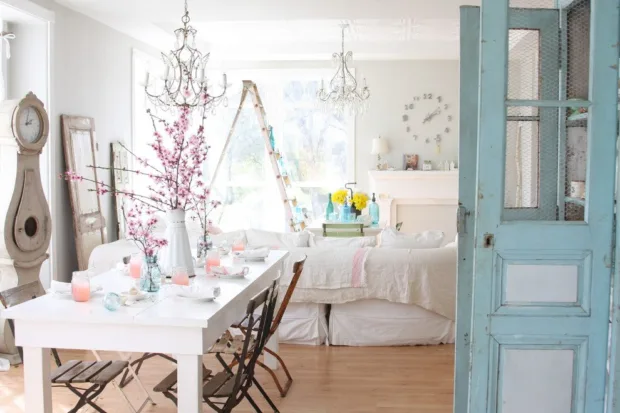 From Flavorless to Fabulous, the Shabby-Chic Way From Flavorless to Fabulous, the Shabby-Chic Way - shabby chic table setting